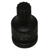 M14 Multi-Spline 1/2" Drive Impact Socket T&E Tools S8714