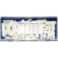 68Pc. Hose Connector Kit T&E Tools ST868