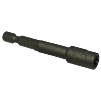 6mm x 1/4"Hex Shank Nut Remover 65mm long T&E Tools T1038-6M