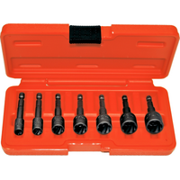 7Pc.1/4"Hex Shank Nut Removers 6-14mm T&E Tools T1038