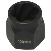13mm   Angular Spiral  Twist Socket Hex Drive T&E Tools T1043