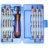 20-In-1 Torx, Pozidriv, Phillips Slotted & In-Hex Screwdriver Set T&E Tools T1101