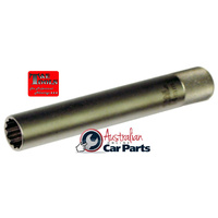 14mm x 3/8"Dr. 12 Point Spark Plug Socket 90mm Long T&E Tools T13014