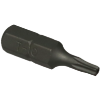 T10 1/4" Hex Tamper Torx Bit T&E Tools T3010