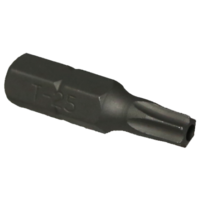 T25 1/4" Hex Tamper Torx Bit T&E Tools T3025