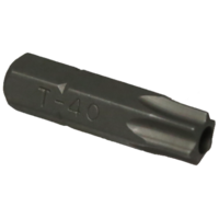 T40 1/4" Hex Tamper Torx Bit T&E Tools T3040