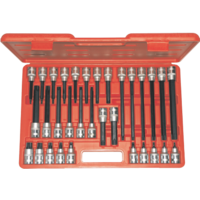32 Piece 1/2" Drive Torx-r Driver Sockets T&E Tools T3202