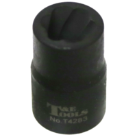 13mm x 1/2" Square Impact Twist Socket T&E Tools T4283