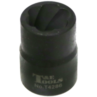 No.T4286 - 16mm x 1/2" Square Impact Twist Socket