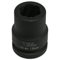 No.T4519 - 19mm x 3/4"Drive Impact Twist Socket,