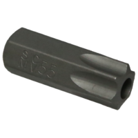 T55 Tamper Torx-r x 10mm Hex Bit 30mm T&E Tools T5255
