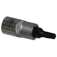 T20 x 1/4"Drive Tamper Torx Socket 30mm Long T&E Tools T5420