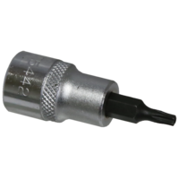 T15 x 3/8"Drive Tamper Torx Socket 50mm long T&E Tools T5442