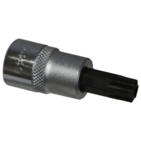 T50 x 3/8"Drive Tamper Torx Socket 50mm long T&E Tools T5449