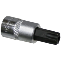 T55 x 3/8"Drive Tamper Torx Socket 50mm long T&E Tools T5450