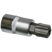 T60 x 3/8"Drive Tamper Torx Socket 50mm long T&E Tools T5451