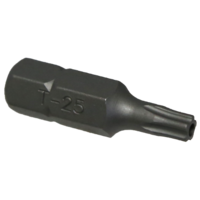 T25 Tamper Torx-Plus Impact Bit 5/16" Hex x 30mm long T&E Tools T6025