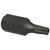 T27 5Pt.Tamper Torx-Plus Impact Bit 10mm Hex x 30mm long T&E Tools T6063
