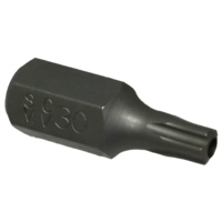 T30 5Pt.Tamper Torx-Plus Impact Bit 10mm Hex x 30mm long T&E Tools T6064