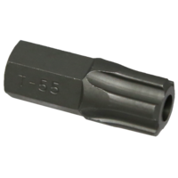 T55 5Pt.Tamper Torx-Plus Impact Bit 10mm Hex x 30mm long T&E Tools T6068