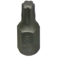 T40 Torx-Plus Impact Bit 10mm Hex x 30mm long T&E Tools T6240
