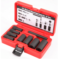 9 Piece Deluxe Wheel Lock Removal Kit T&E Tools T63456
