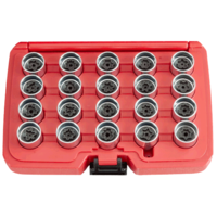 20 Piece Audi Locking Wheel Nut Key Set T&E Tools T65077