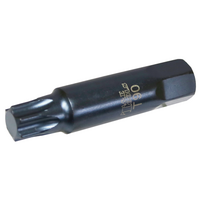T90 Torx -r  22mm Hex x 107mm Long Insert Bit T&E Tools T6990