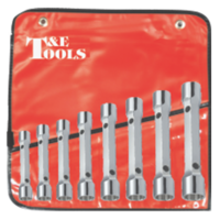 8 Piece Metric Forged Tube Spanner Set T&E Tools TF1008