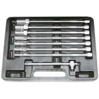 8Pc. 3/8"Dr. Metric Nut Driver Set with T-Handle T&E Tools TH121