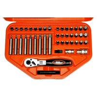 44 Piece Combination Insert Bit Ratchet Set T&E Tools TX044