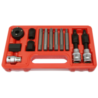 13 Piece Alternator Insert Bit Service Set T&E Tools TX1302