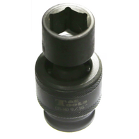 9/16" x 3/8" Drive SAE Universal Impact Socket (6 Point) T&E Tools U7318
