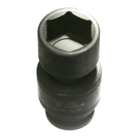 11/16" x 3/8" Drive SAE Universal Impact Socket (6 Point) T&E Tools U7322