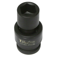 17mm x 1/2" Drive 6 Point Impact Universal Socket (Metric) T&E Tools U7417M
