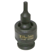 5mm x 3/8"Dr. Impact Uni. In-Hex Socket T&E Tools U7705M
