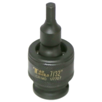 7/32" x 3/8"Dr. Impact Uni. In-Hex Socket T&E Tools U7707