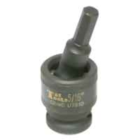 5/16" x 1/2"Dr. Impact Uni. In-Hex Socket T&E Tools U7810
