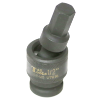 1/2" x 1/2"Dr. Impact Uni. In-Hex Socket T&E Tools U7816