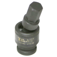 9/16" x 1/2"Dr. Impact Uni. In-Hex Socket T&E Tools U7818