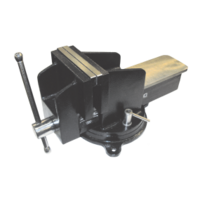 Steel Fabricated Straight Vice (4" With Swivel Base) T&E Tools VFSS4