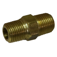 Double End Male Nipple (1/8" x 1/8" NPT) T&E Tools X0404