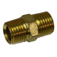 Double End Male Nipple (1/4" x 1/4" NPT) T&E Tools X0808