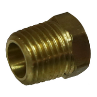 Male/Female Reducing Bush (1/4" x 1/8" NPT) T&E Tools X08F04