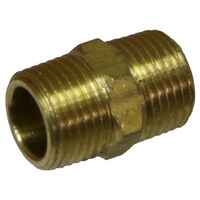 Double End Male Nipple (3/8" x 3/8" NPT) T&E Tools X1212