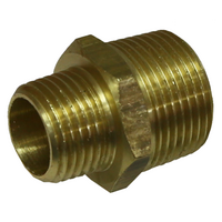 Double End Male Reducing Nipple (3/4" x 1/2" NPT) T&E Tools X2416