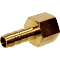 1/2" (13mm) Barbed Tailpiece, 1/4" NPT Female Thread T&E Tools XCHF1608