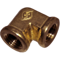 90° Female Elbow (1/4" x 1/4" NPT) T&E Tools XFE0808