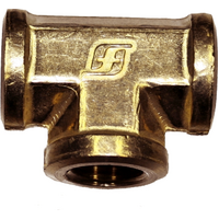 Three Way Female Tee (1/4" NPT) T&E Tools XFT0808