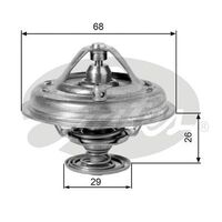 Thermostat Gates TH10078G1 for PEUGEOT 605 6B 3L CITROEN XM Y3 Y4 3L 1989-2000 Petrol